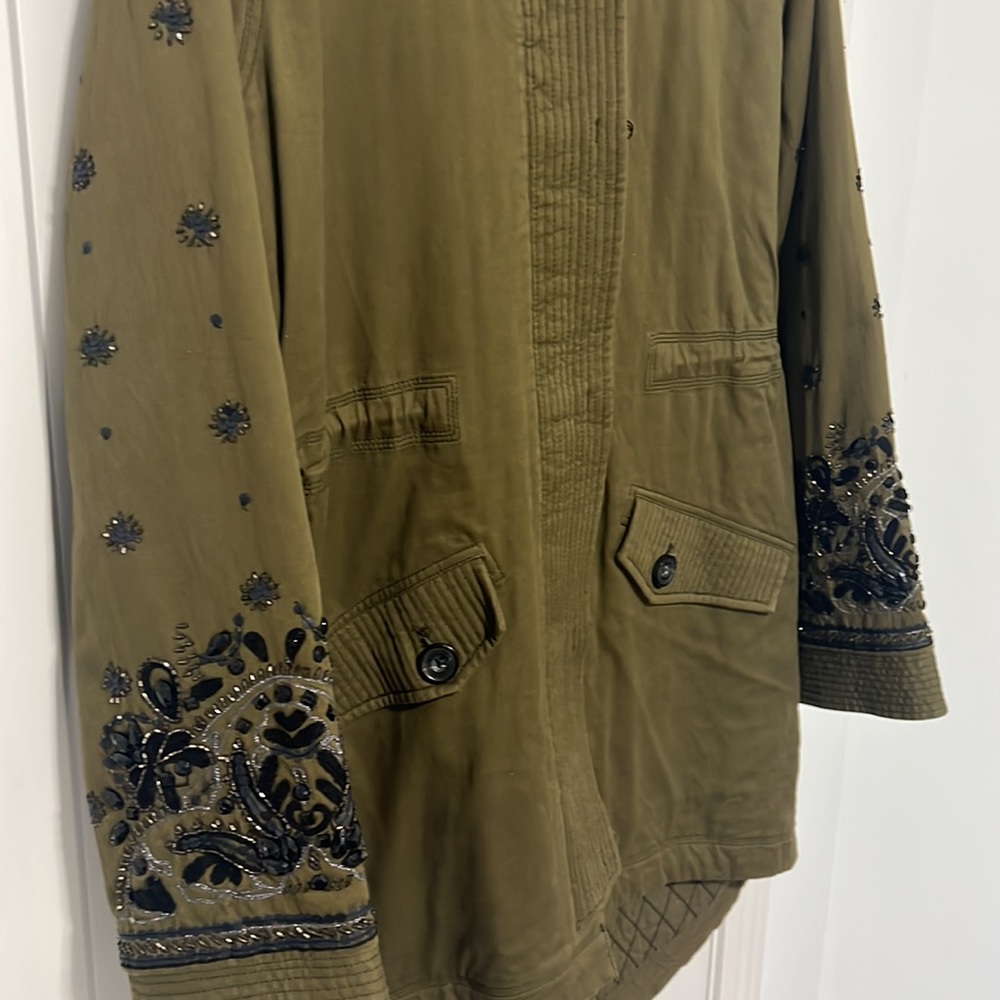 Abercrombie Embellished Twill Parka - Picture 3 of 8